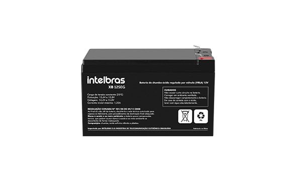 Bateria alarme/cerca eletrica INTELBRAS XB12SEG 12 VOLTS