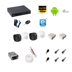 Camera De Monitoramento Kit com 2 cameras FULL HD  
