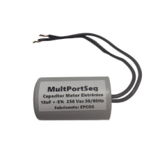 Capacitor Motor Eletrônico 18 uF 250 VCA +-5%